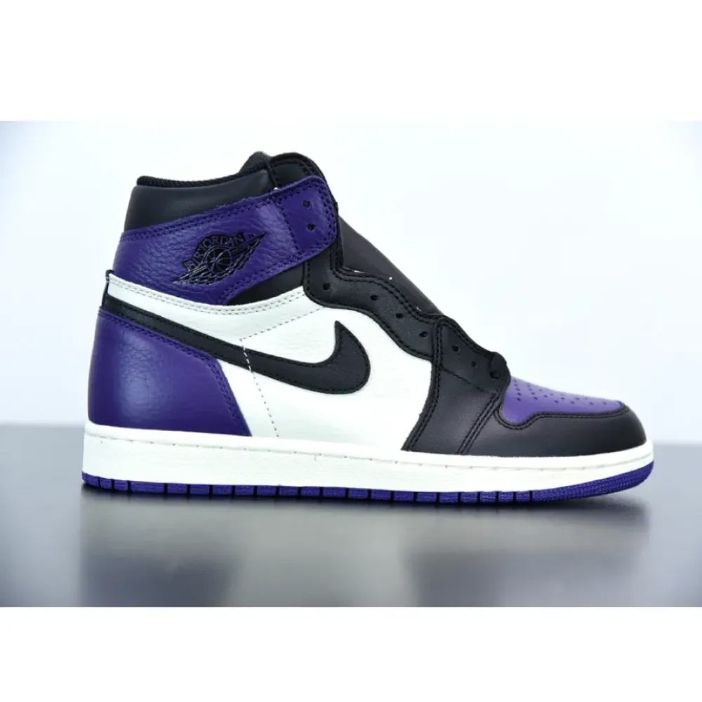 Air Jordan 1 Retro High OG Court Purple/Sail-Black  555088-501
