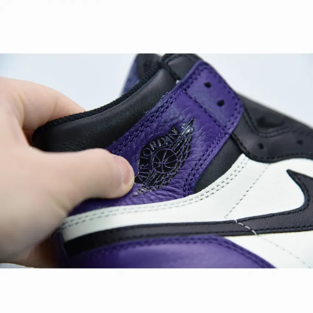 Air Jordan 1 Retro High OG Court Purple/Sail-Black  555088-501