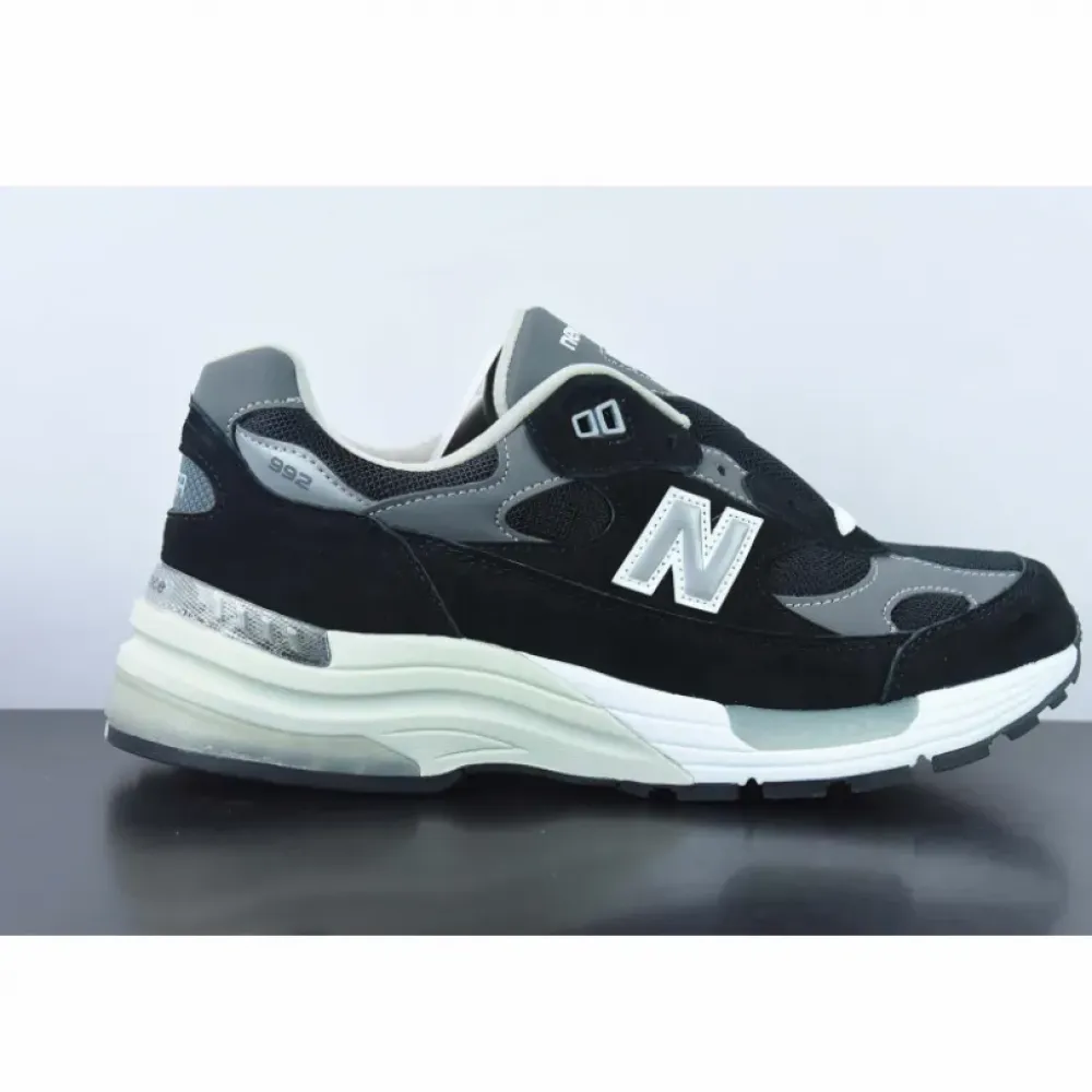 New Balance 992 Black Grey Suede  M992EB