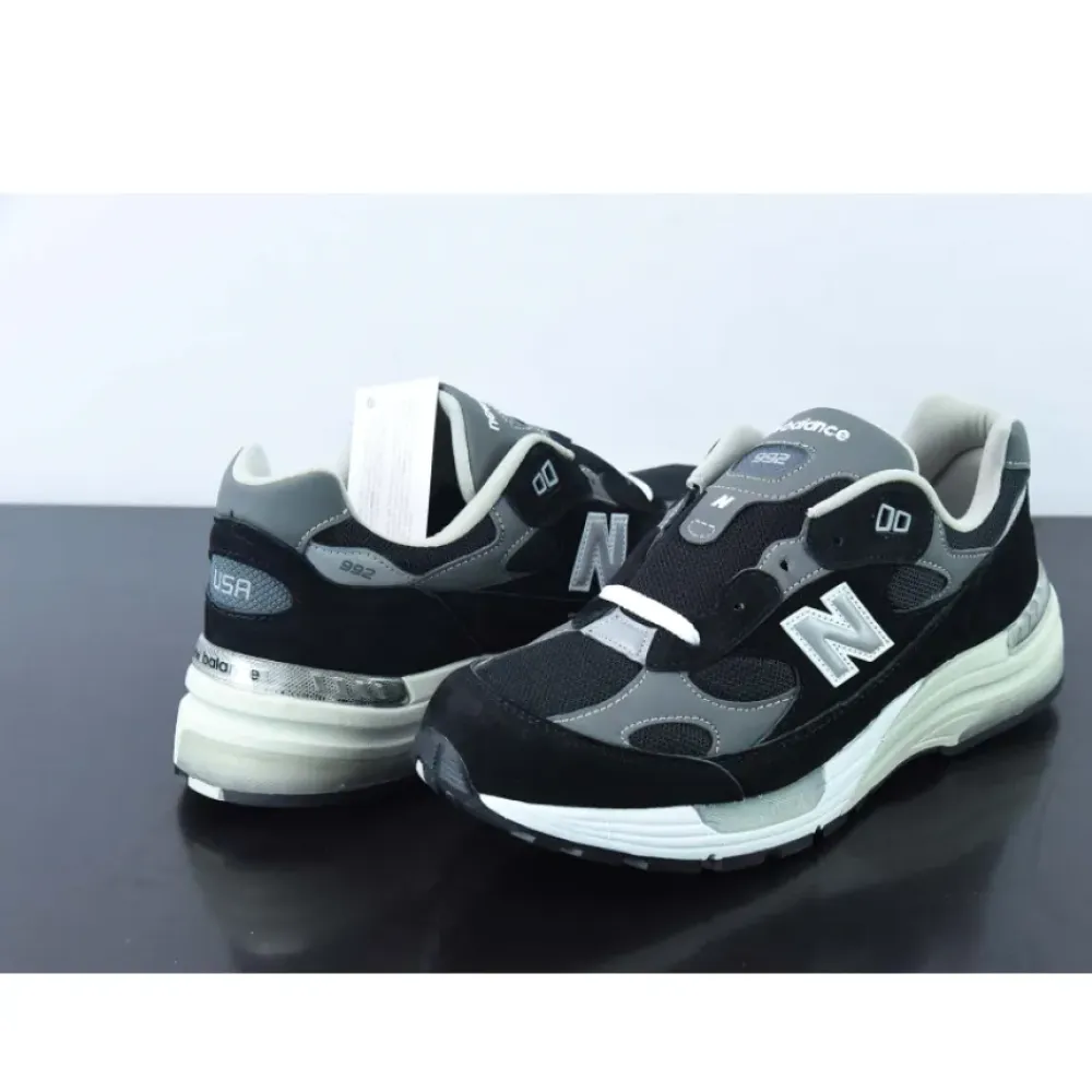 New Balance 992 Black Grey Suede  M992EB