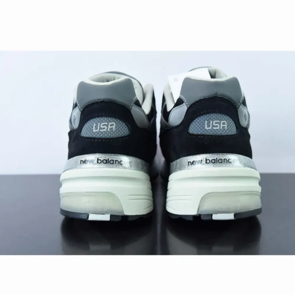 New Balance 992 Black Grey Suede  M992EB