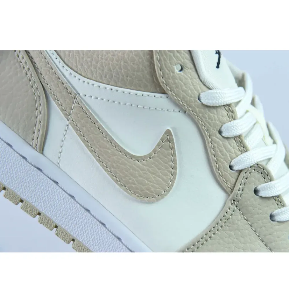 Air Jordan 1 Low SE “Tumbled Tan Leather”  FB7168-121