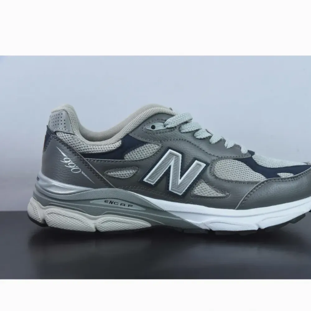New Balance 990v3 Elephant Grey Navy  M990GJ3