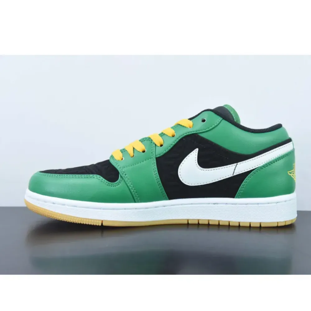 Air Jordan 1 Low Malachite/Fire Red-Black-Taxi-White  DQ8422-300