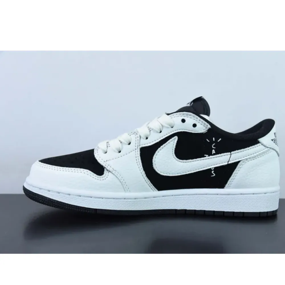 Travis Scott x Air Jordan 1 Low Sail Black