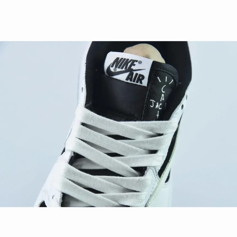 Travis Scott x Air Jordan 1 Low Sail Black