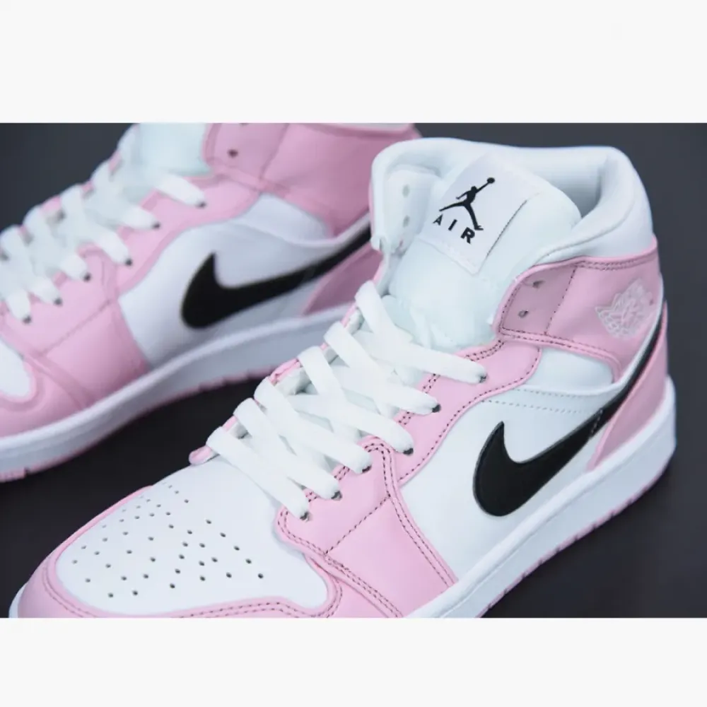 Air Jordan 1 Mid Barely Rose  BQ6472-500