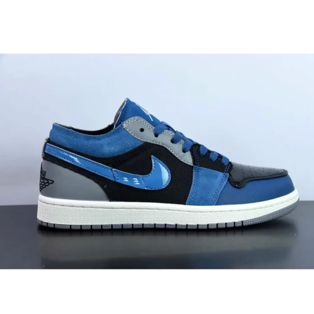 Air Jordan 1 Low SE Craft Obsidian/Ashen Slate-French Blue-Sail DR8867-400
