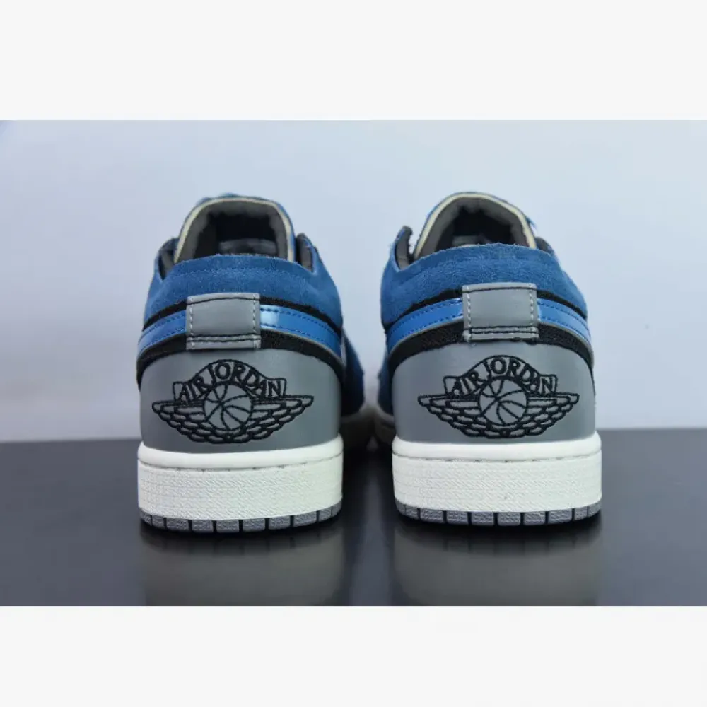 Air Jordan 1 Low SE Craft Obsidian/Ashen Slate-French Blue-Sail DR8867-400