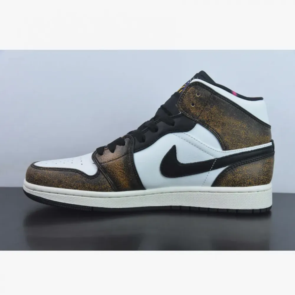 Air Jordan 1 Mid “Orange Wear-Away” Orange  DQ8417-071