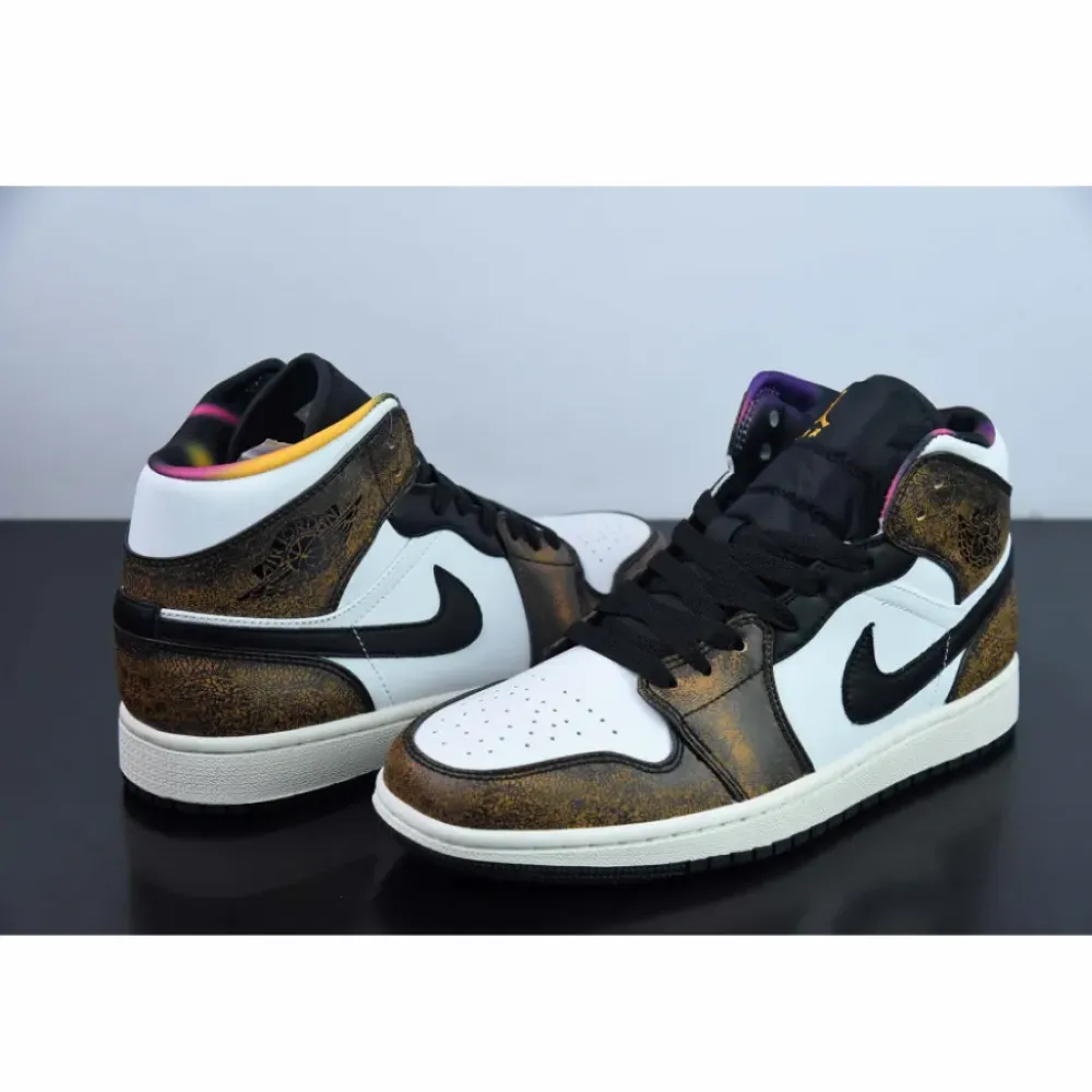 Air Jordan 1 Mid “Orange Wear-Away” Orange  DQ8417-071