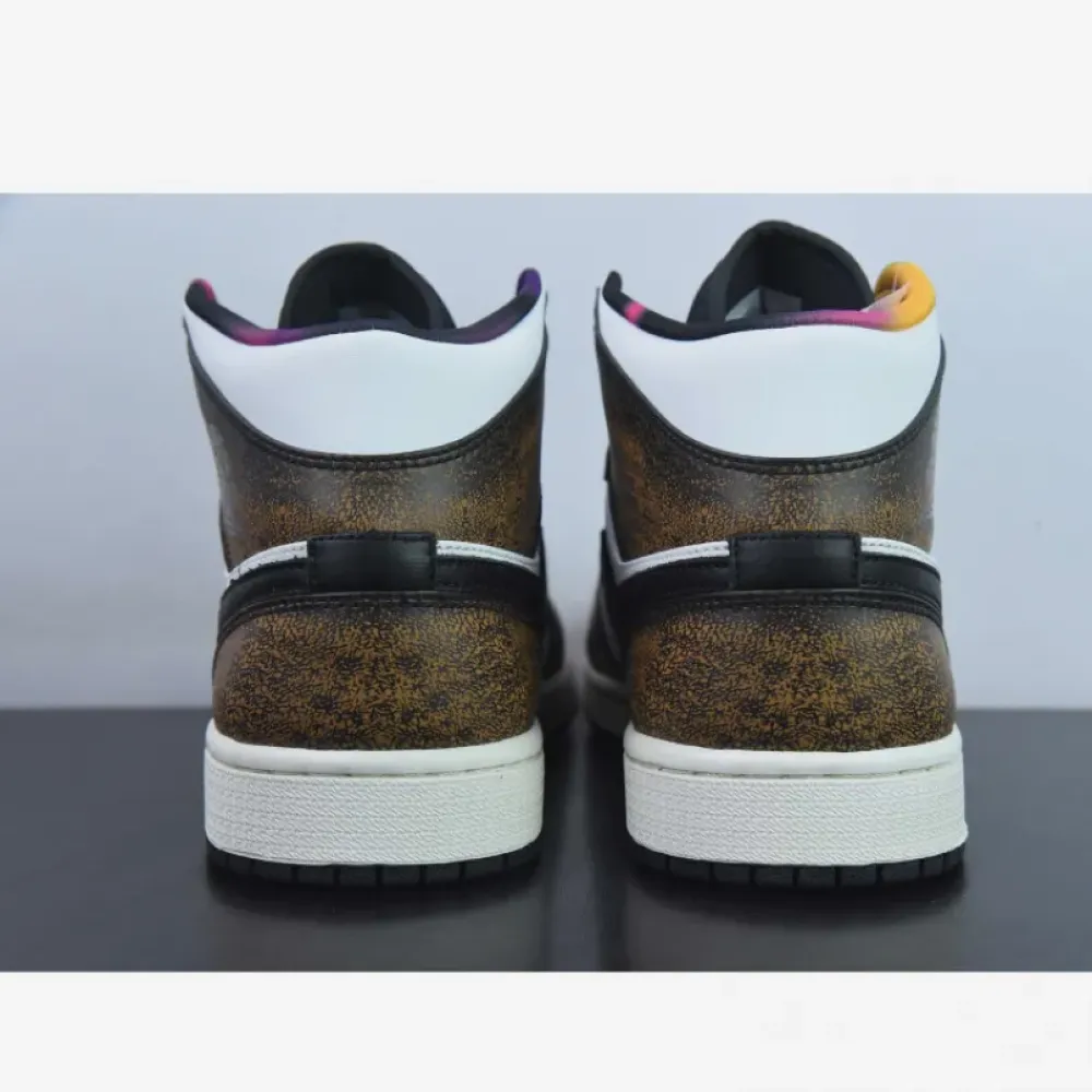 Air Jordan 1 Mid “Orange Wear-Away” Orange  DQ8417-071