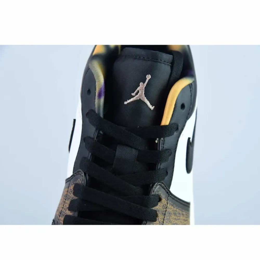 Air Jordan 1 Low “Wear Away” Black/White Onyx-White  DQ8422-001