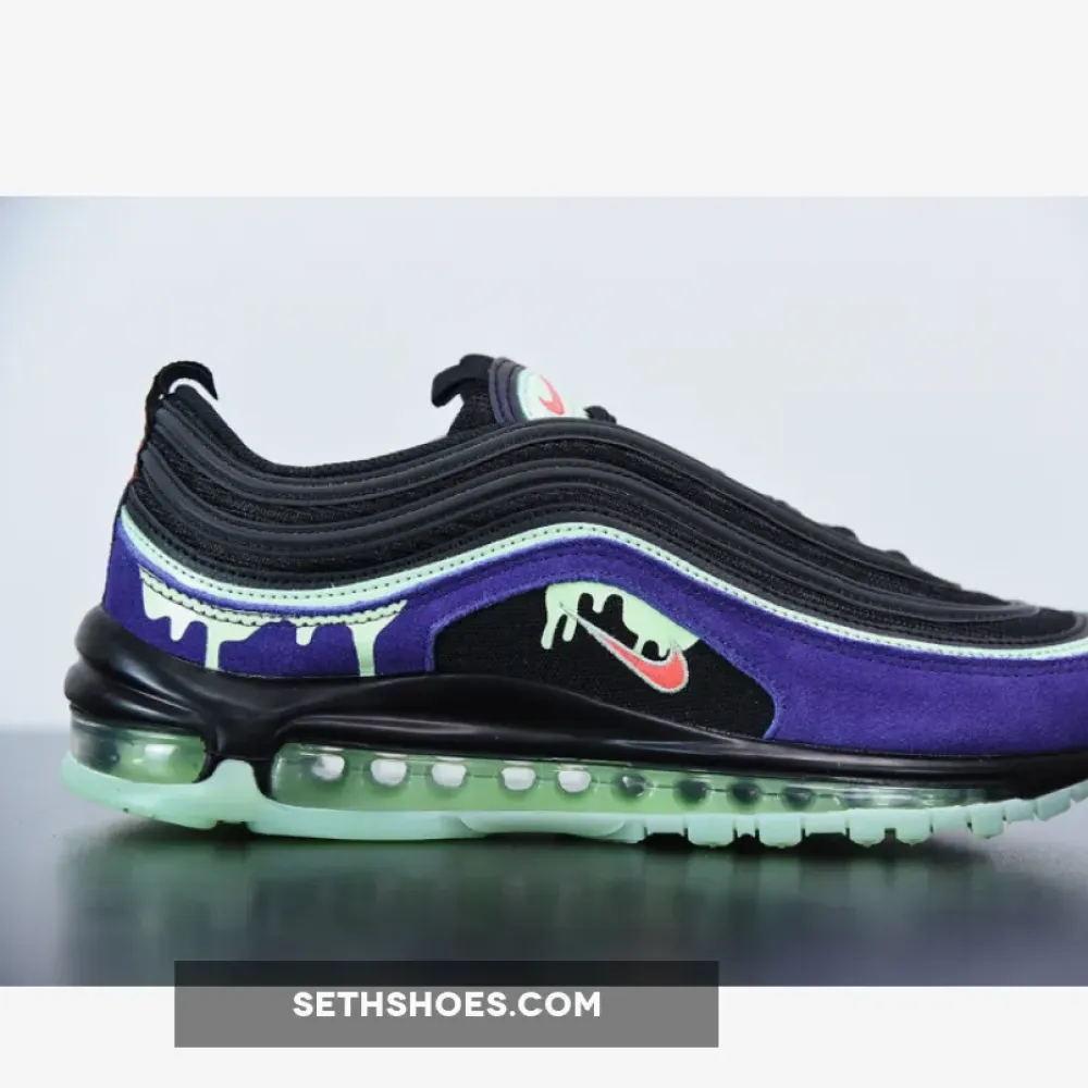 Nike Air Max 97 Slime Halloween Purple Black  DC1500-001