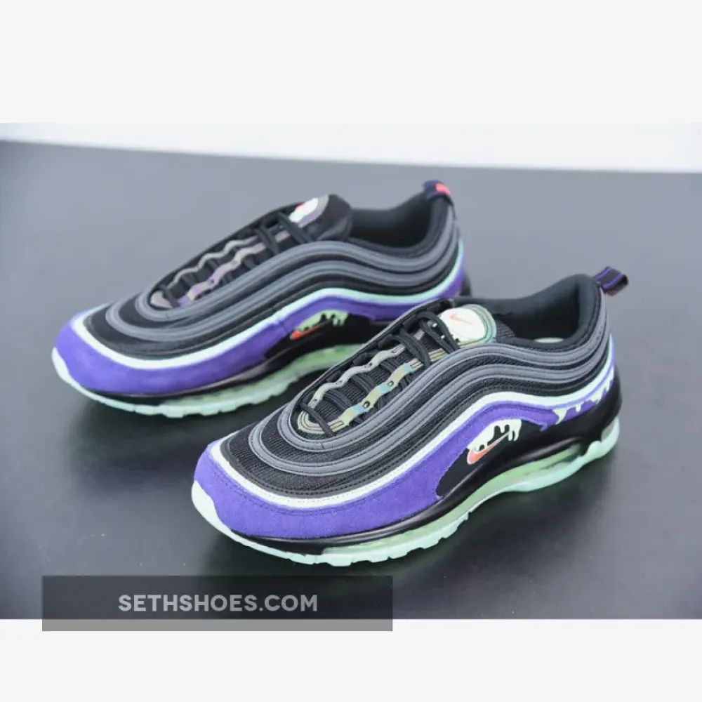 Nike Air Max 97 Slime Halloween Purple Black  DC1500-001