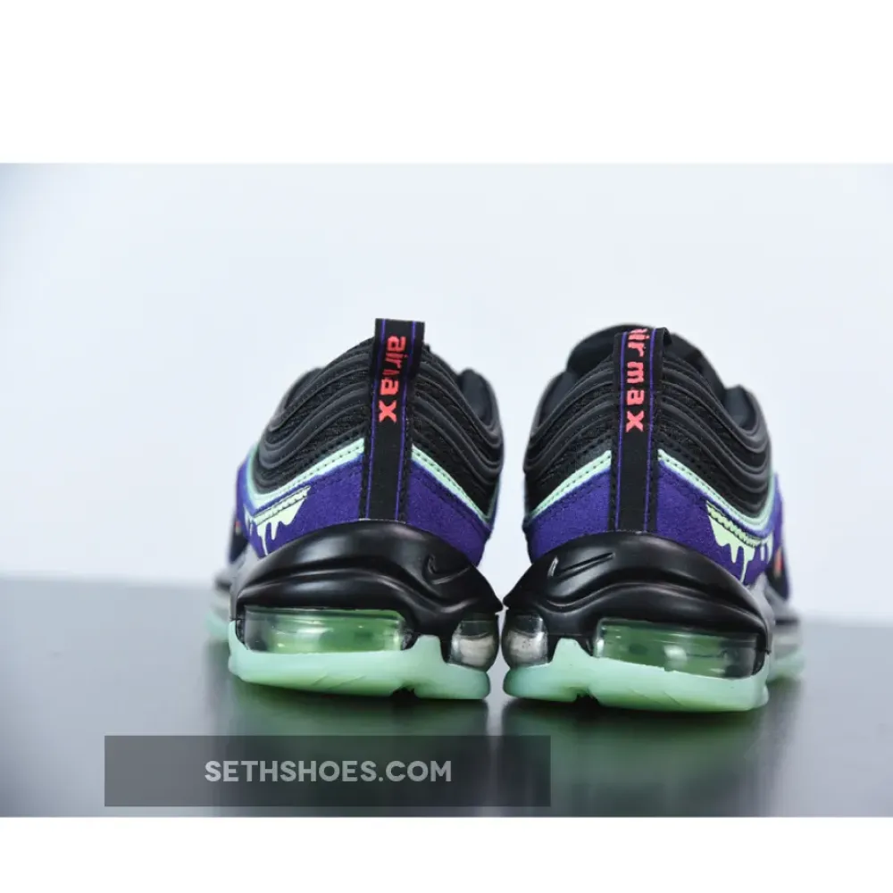 Nike Air Max 97 Slime Halloween Purple Black  DC1500-001