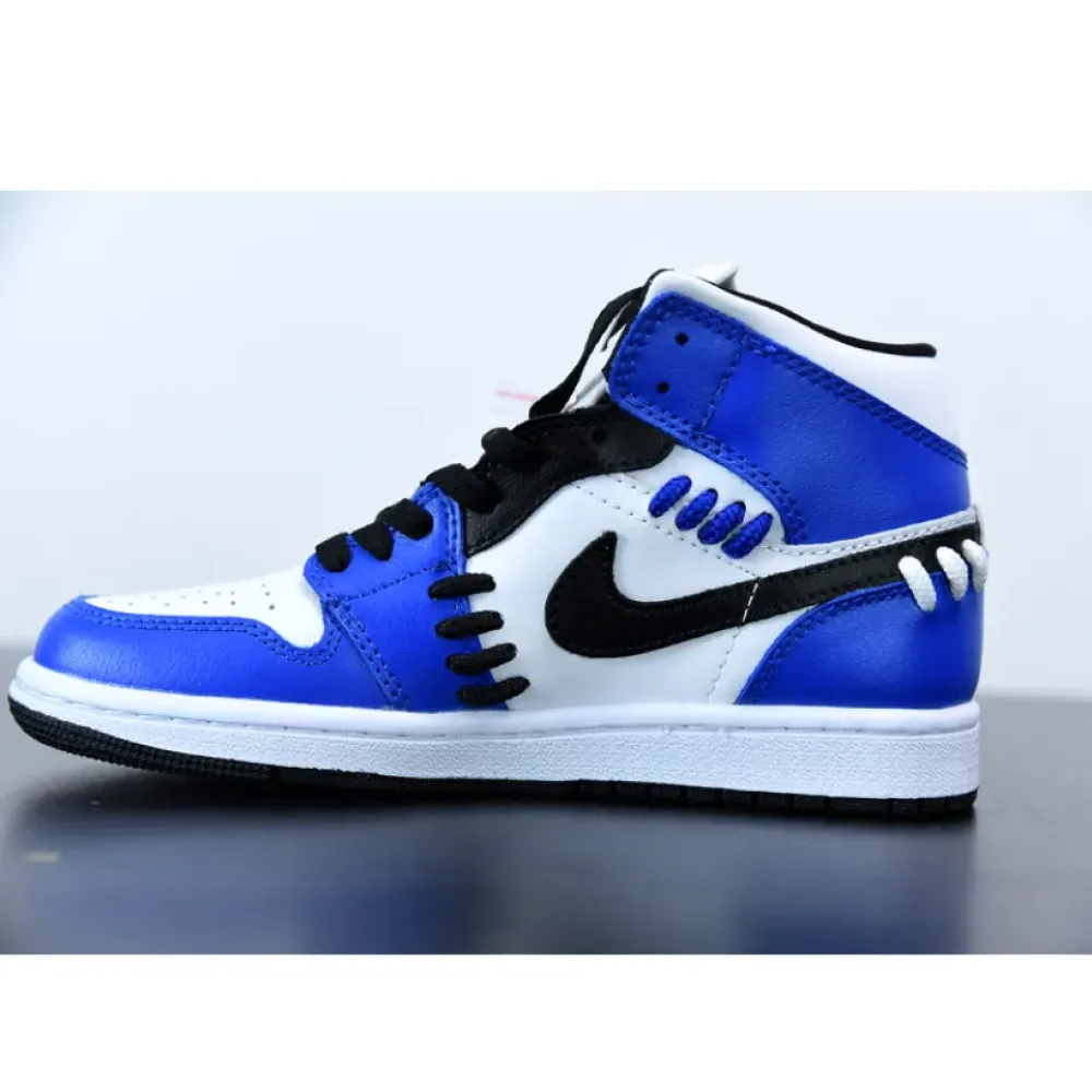 Air Jordan 1 Mid SE ‘Sisterhood’ Game Royal/Black-White  CV0152-401