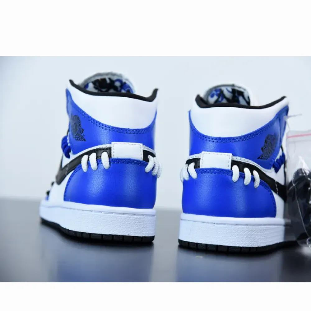Air Jordan 1 Mid SE ‘Sisterhood’ Game Royal/Black-White  CV0152-401