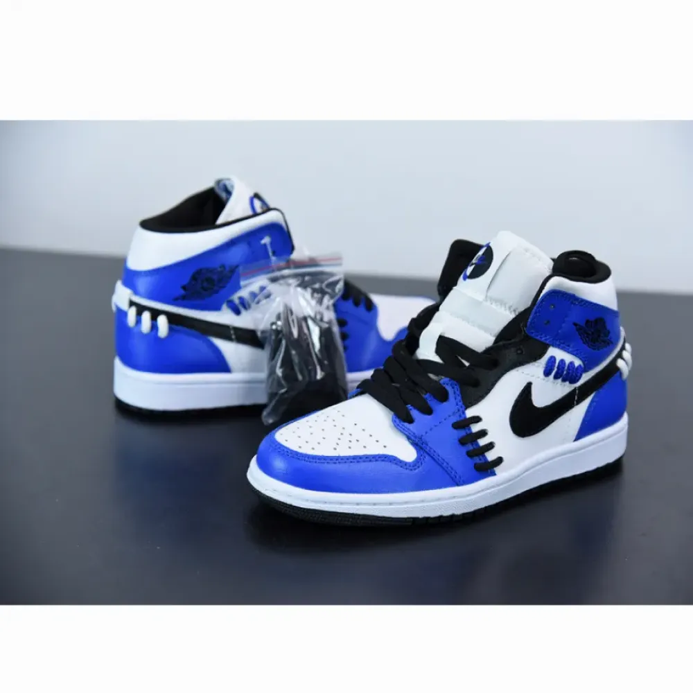 Air Jordan 1 Mid SE ‘Sisterhood’ Game Royal/Black-White  CV0152-401