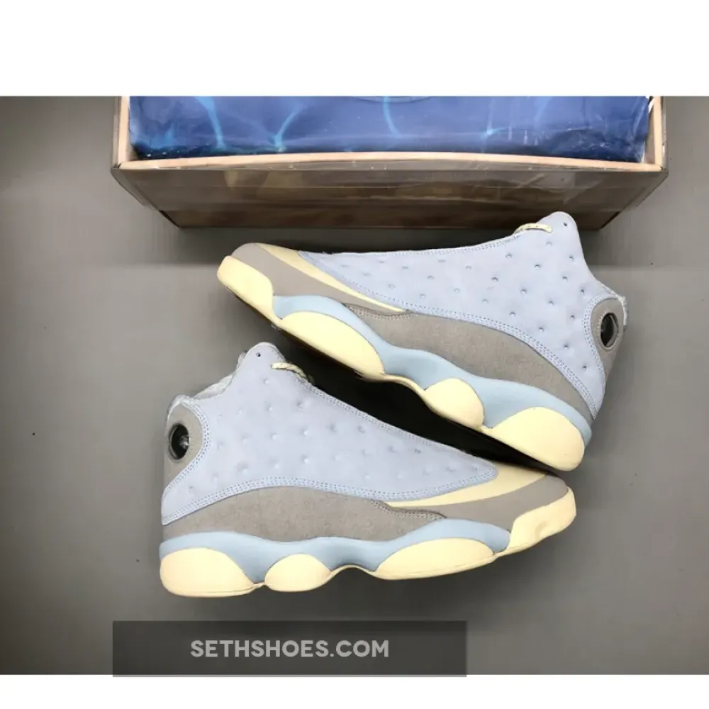 SoleFly x Air Jordan 13 University Blue/Sail-Cool Grey  DX5763-100