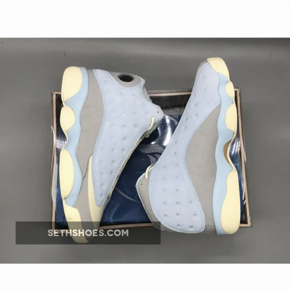 SoleFly x Air Jordan 13 University Blue/Sail-Cool Grey  DX5763-100