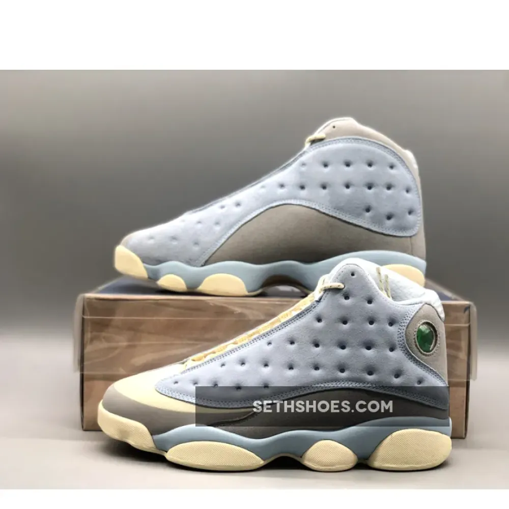 SoleFly x Air Jordan 13 University Blue/Sail-Cool Grey  DX5763-100