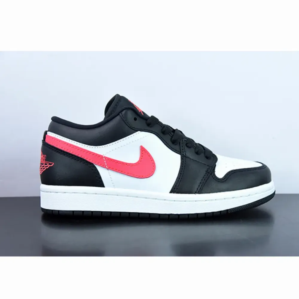Air Jordan 1 Low Black/Siren Red-White  DC0774-004