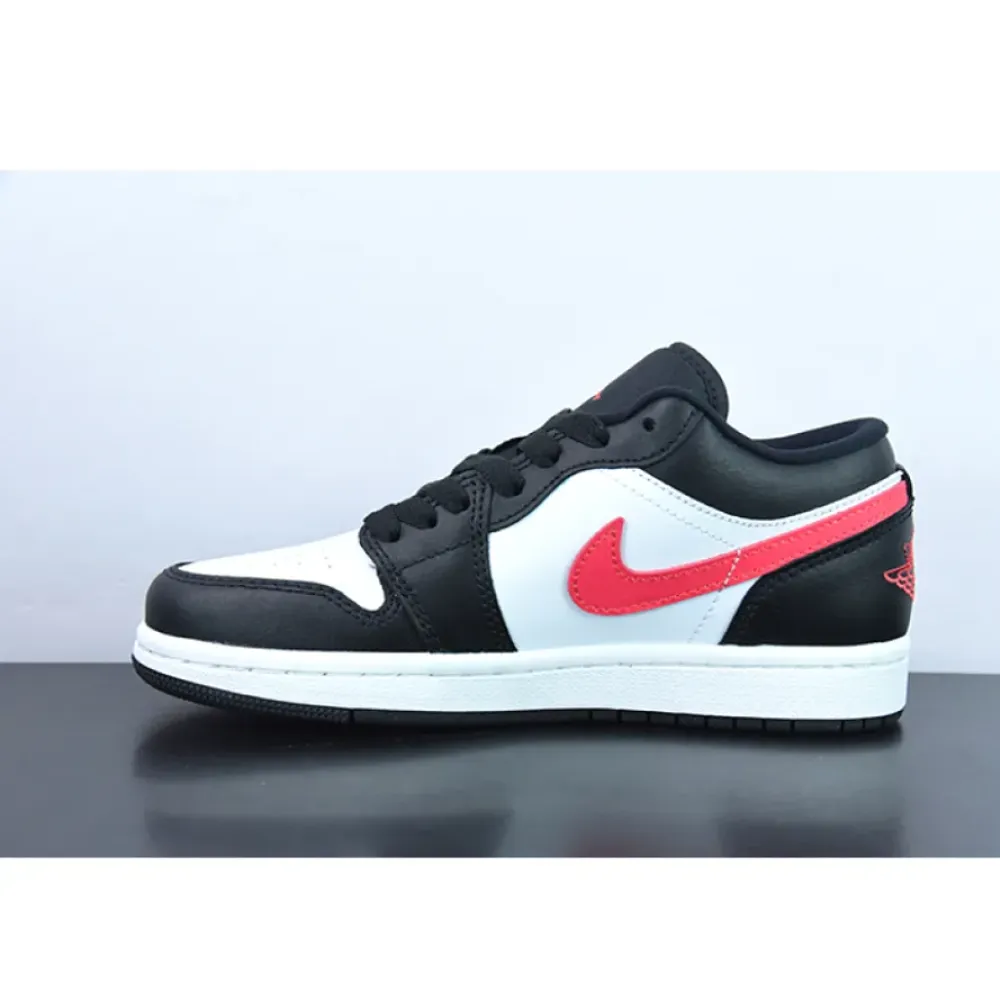 Air Jordan 1 Low Black/Siren Red-White  DC0774-004