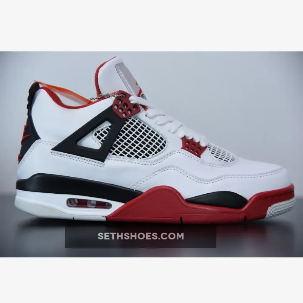 Air Jordan 4 Retro “Fire Red” White/Black-Tech Grey-Fire Red DC7770-160