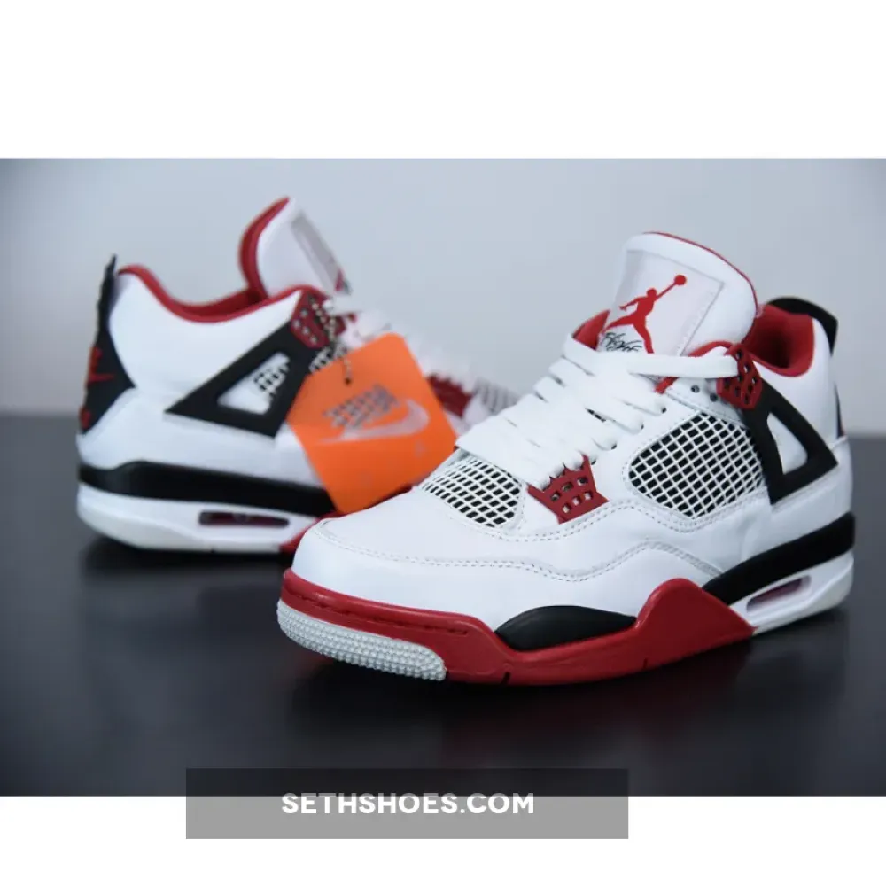Air Jordan 4 Retro “Fire Red” White/Black-Tech Grey-Fire Red DC7770-160