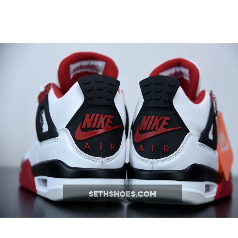 Air Jordan 4 Retro “Fire Red” White/Black-Tech Grey-Fire Red DC7770-160
