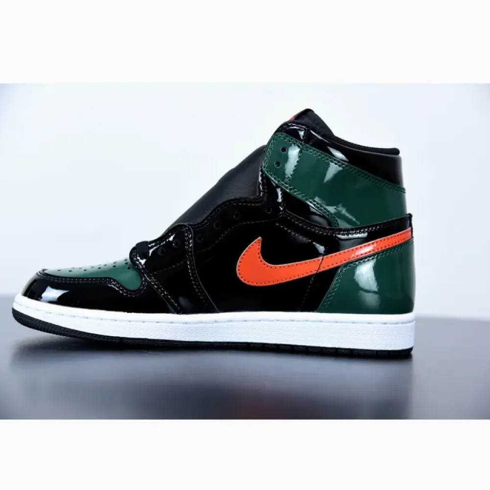 SoleFly x Air Jordan 1 Retro High OG Black/Team Orange-Fir AV3905-038