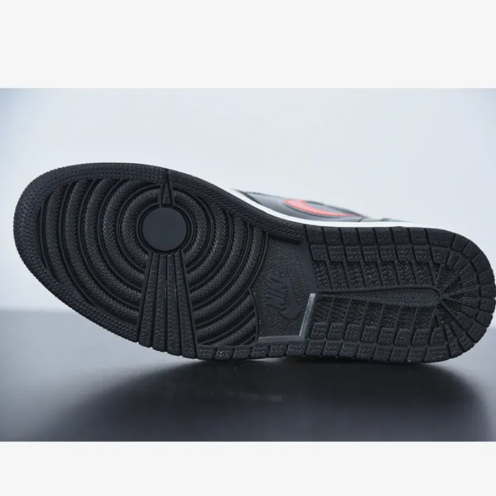 SoleFly x Air Jordan 1 Retro High OG Black/Team Orange-Fir AV3905-038