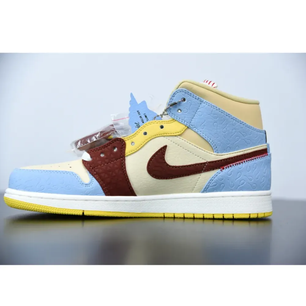 Maison Chateau x Air Jordan 1 Mid “Fearless”  CU2803-200