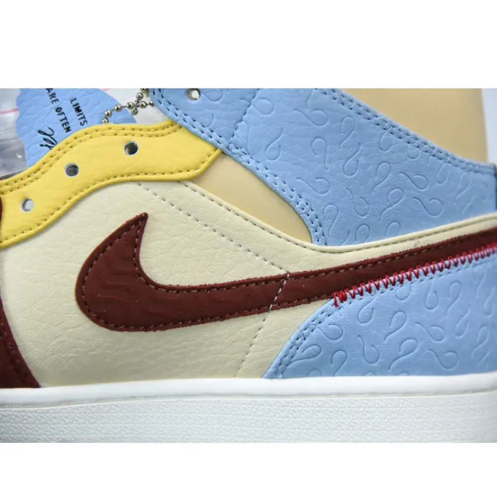 Maison Chateau x Air Jordan 1 Mid “Fearless”  CU2803-200