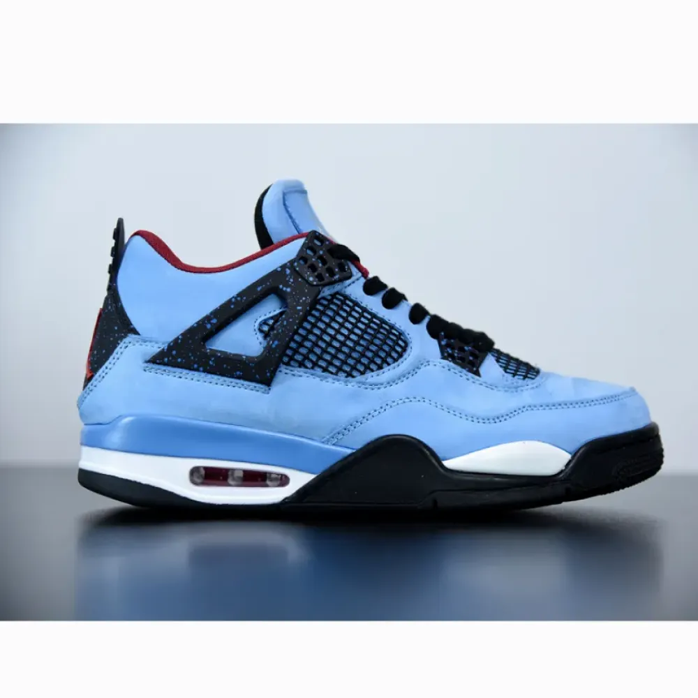 Travis Scott x Air Jordan 4 Retro “Oilers” University Blue/Varsity Red-Black 308497-406
