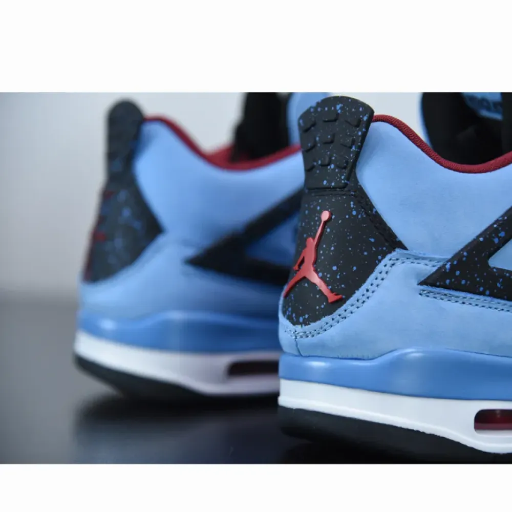 Travis Scott x Air Jordan 4 Retro “Oilers” University Blue/Varsity Red-Black 308497-406