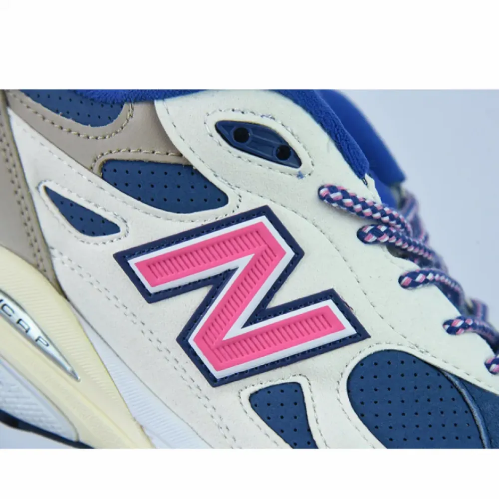 Kith x New Balance 990v3 “Daytona” Navy/Sail/Pink/Brown/Blue M990KH3