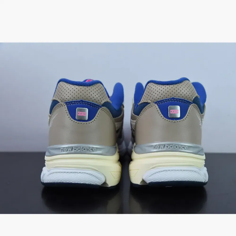 Kith x New Balance 990v3 “Daytona” Navy/Sail/Pink/Brown/Blue M990KH3