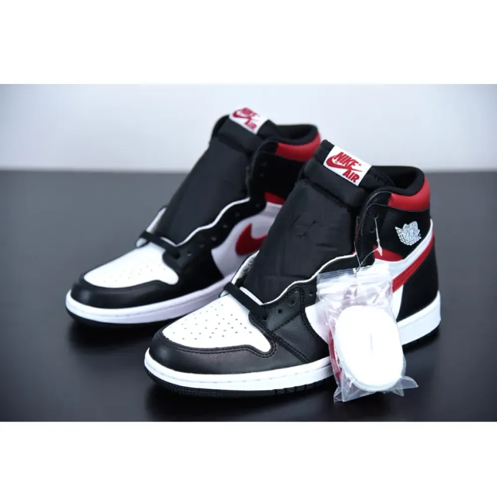 Air Jordan 1 Retro High OG Black/White-Sail-Gym Red 555088-061
