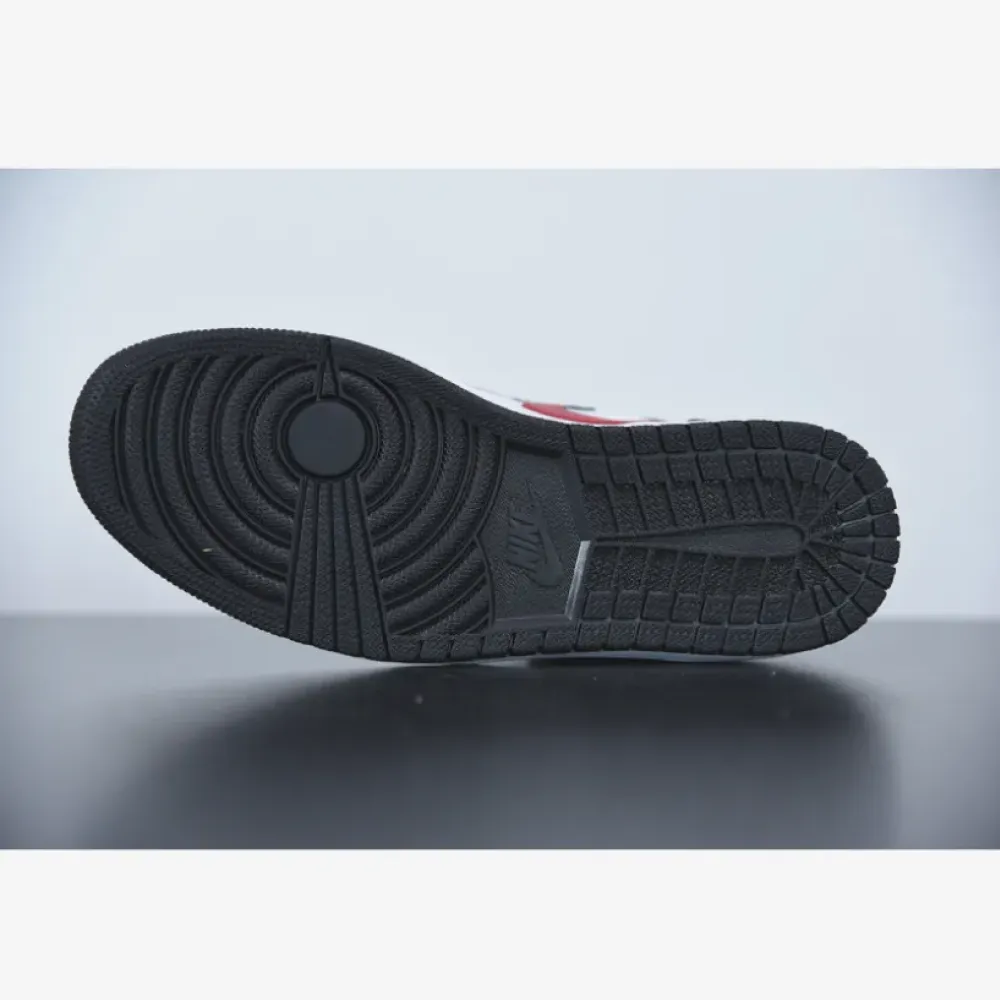 Air Jordan 1 Retro High OG Black/White-Sail-Gym Red 555088-061