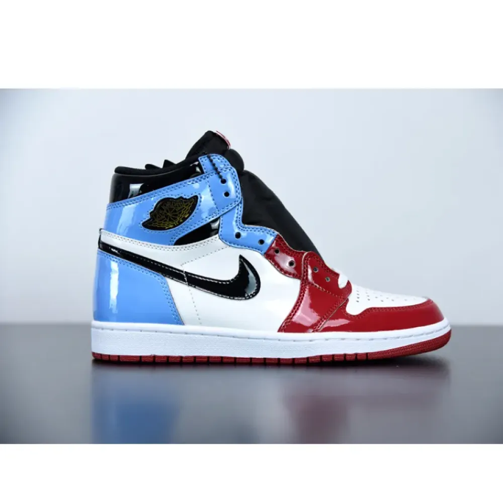 Air Jordan 1 High OG “Fearless” White/University Blue-Varsity Red-Black CK5666-100