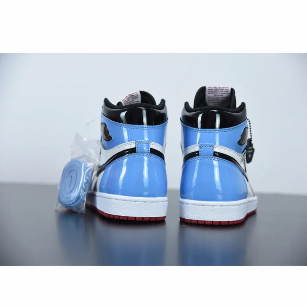 Air Jordan 1 High OG “Fearless” White/University Blue-Varsity Red-Black CK5666-100