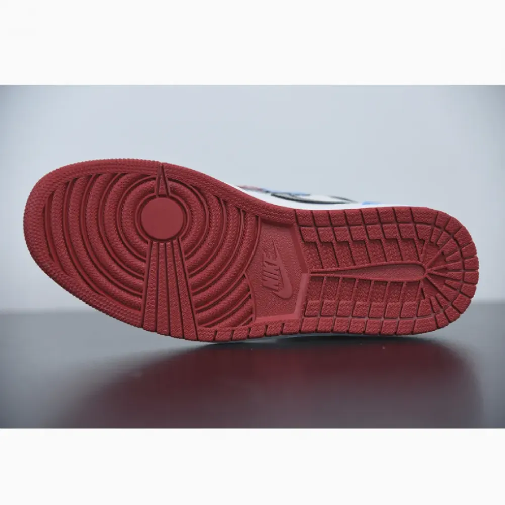 Air Jordan 1 High OG “Fearless” White/University Blue-Varsity Red-Black CK5666-100