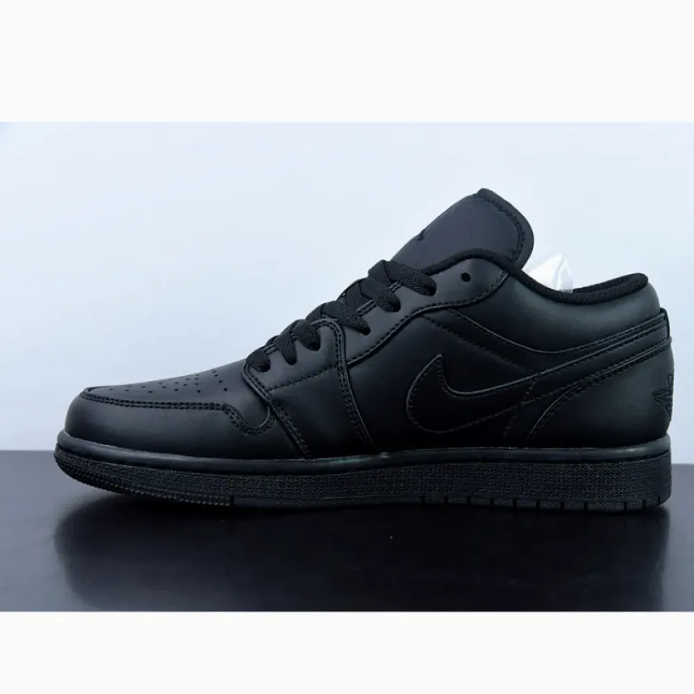 Air Jordan 1 Low Triple Black  553558-093
