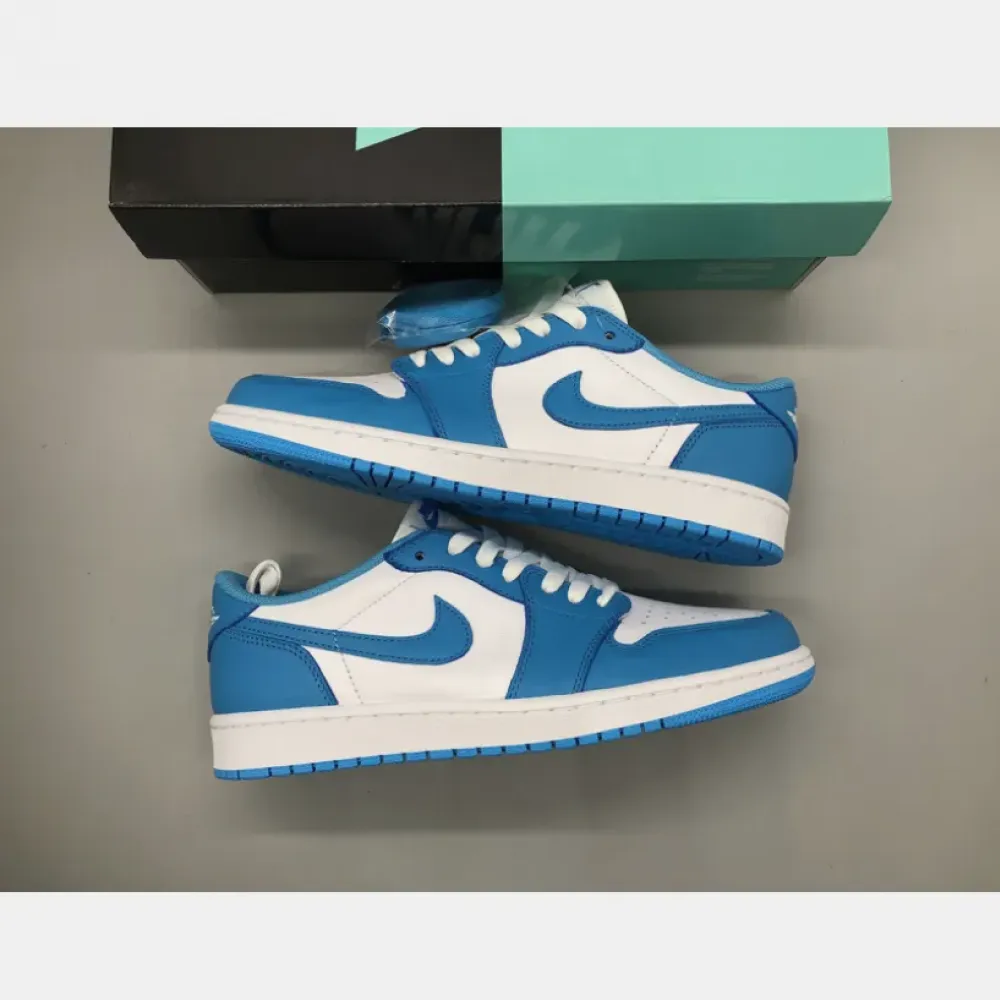 Nike SB x Air Jordan 1 Low “UNC” Dark Powder Blue/White CJ7891-401