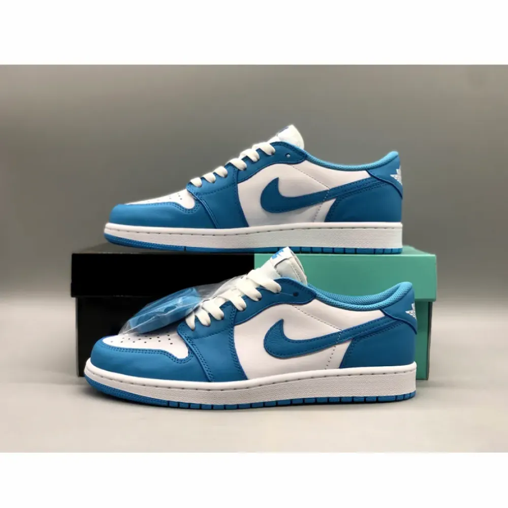 Nike SB x Air Jordan 1 Low “UNC” Dark Powder Blue/White CJ7891-401