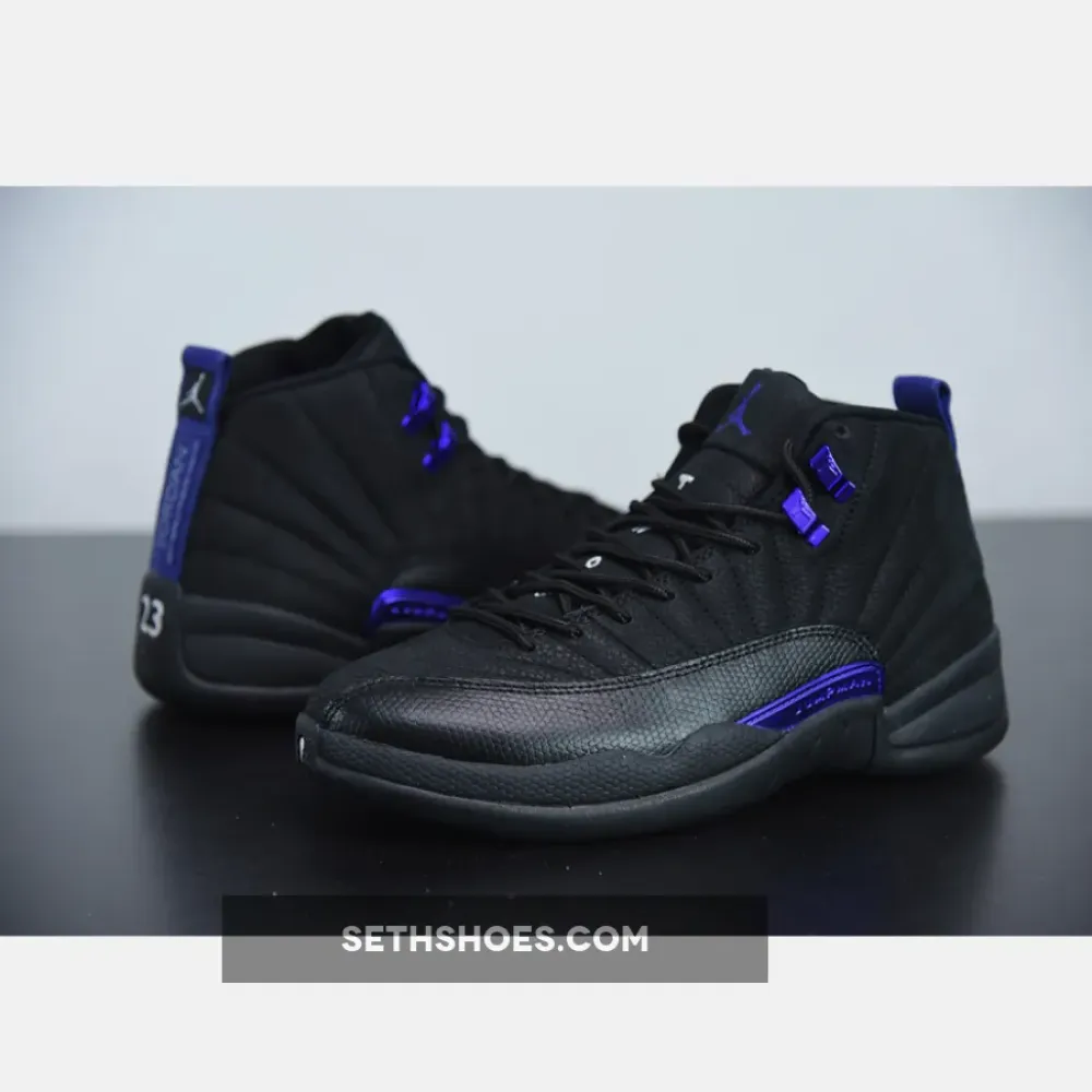 Air Jordan 12 Retro Black Dark Concord  CT8013-005