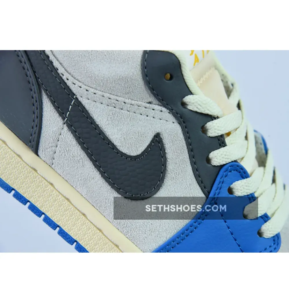 Air Jordan 1 Low ‘UNC Grey’ White/University Blue-Grey-Sail  DZ5376-469