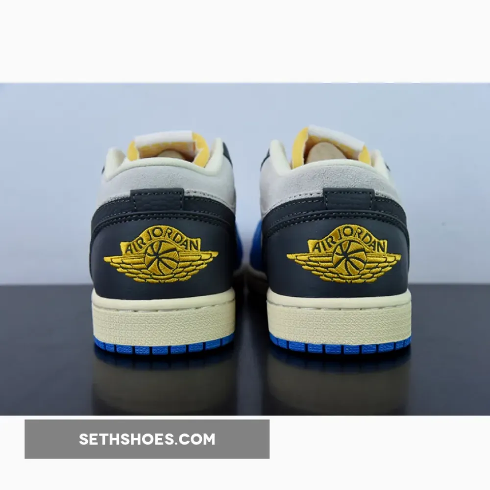 Air Jordan 1 Low ‘UNC Grey’ White/University Blue-Grey-Sail  DZ5376-469